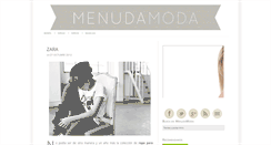 Desktop Screenshot of menudamoda.com