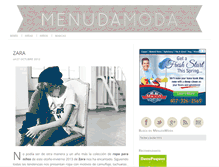 Tablet Screenshot of menudamoda.com